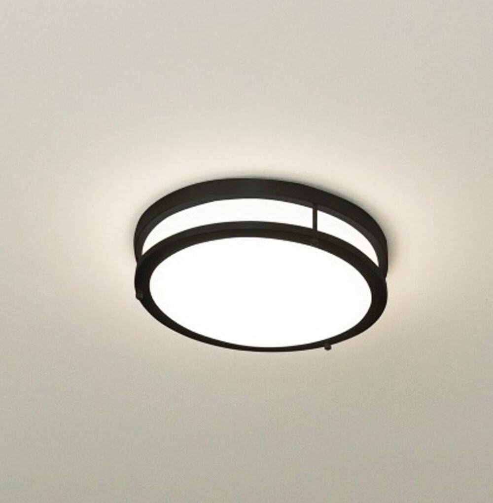 2-pack Energetic LED Flush Mount Black